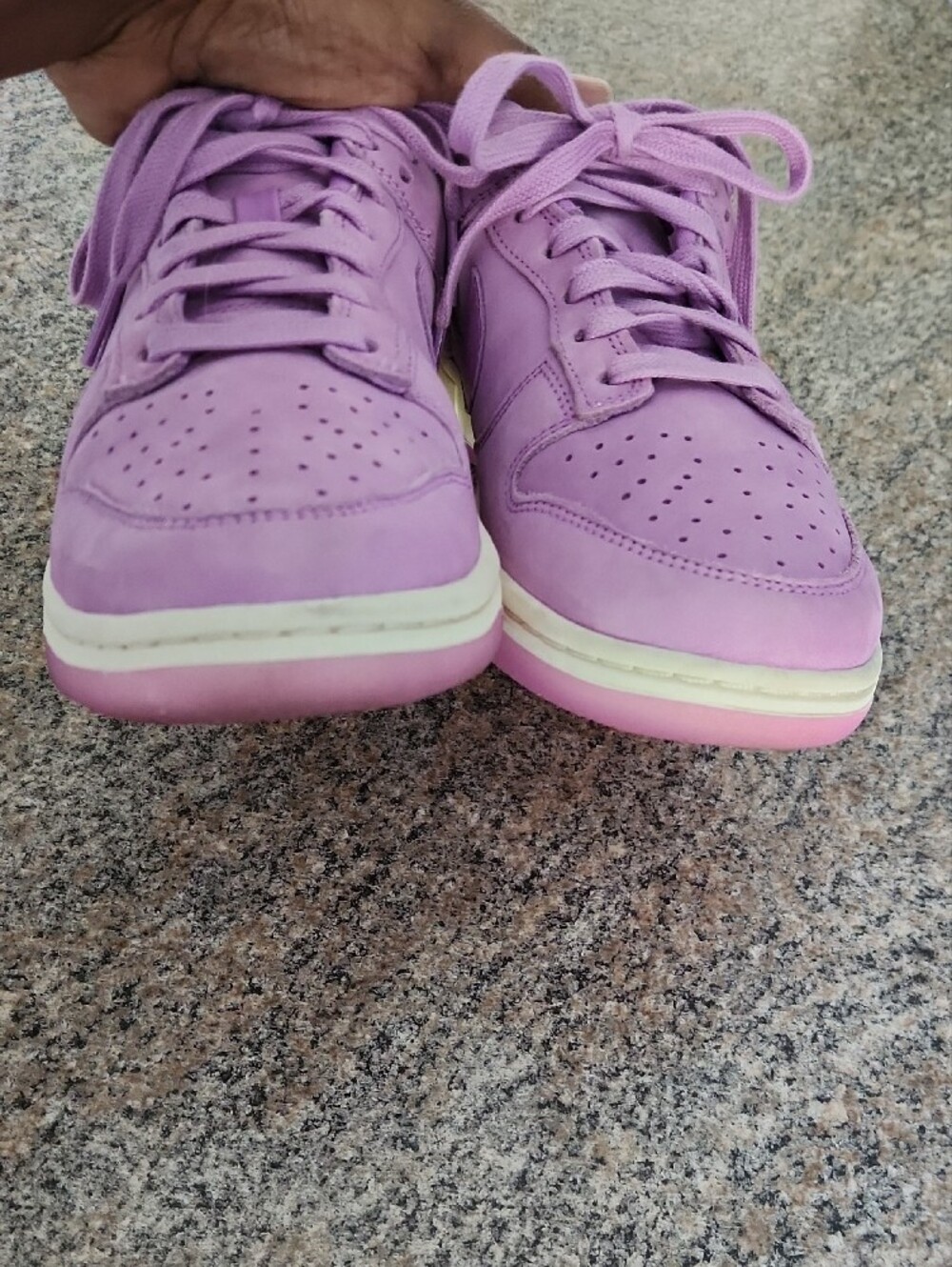 Nike Women's‎ Dunk Low PRM "Rush Fuchsia" DV74515‑500 Sneakers Size 8 Nubuck - Picture 4 of 6